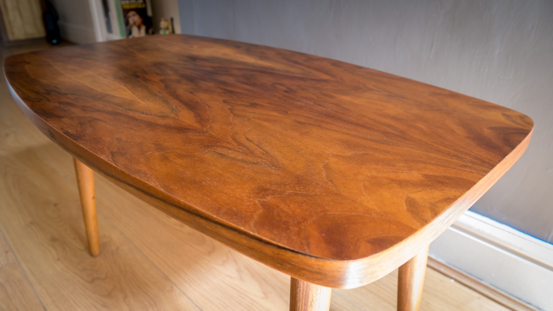 Restoring A Mid Century Modern / Ercol Style Coffee Table Rag 'n' Bone Brown UK Woodworking